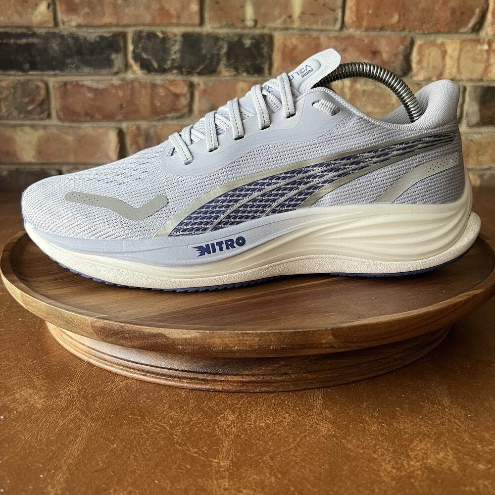 PUMA Velocity Nitro 3 Road Running Cushioned Blue Women's 10 Sneakers Shoes